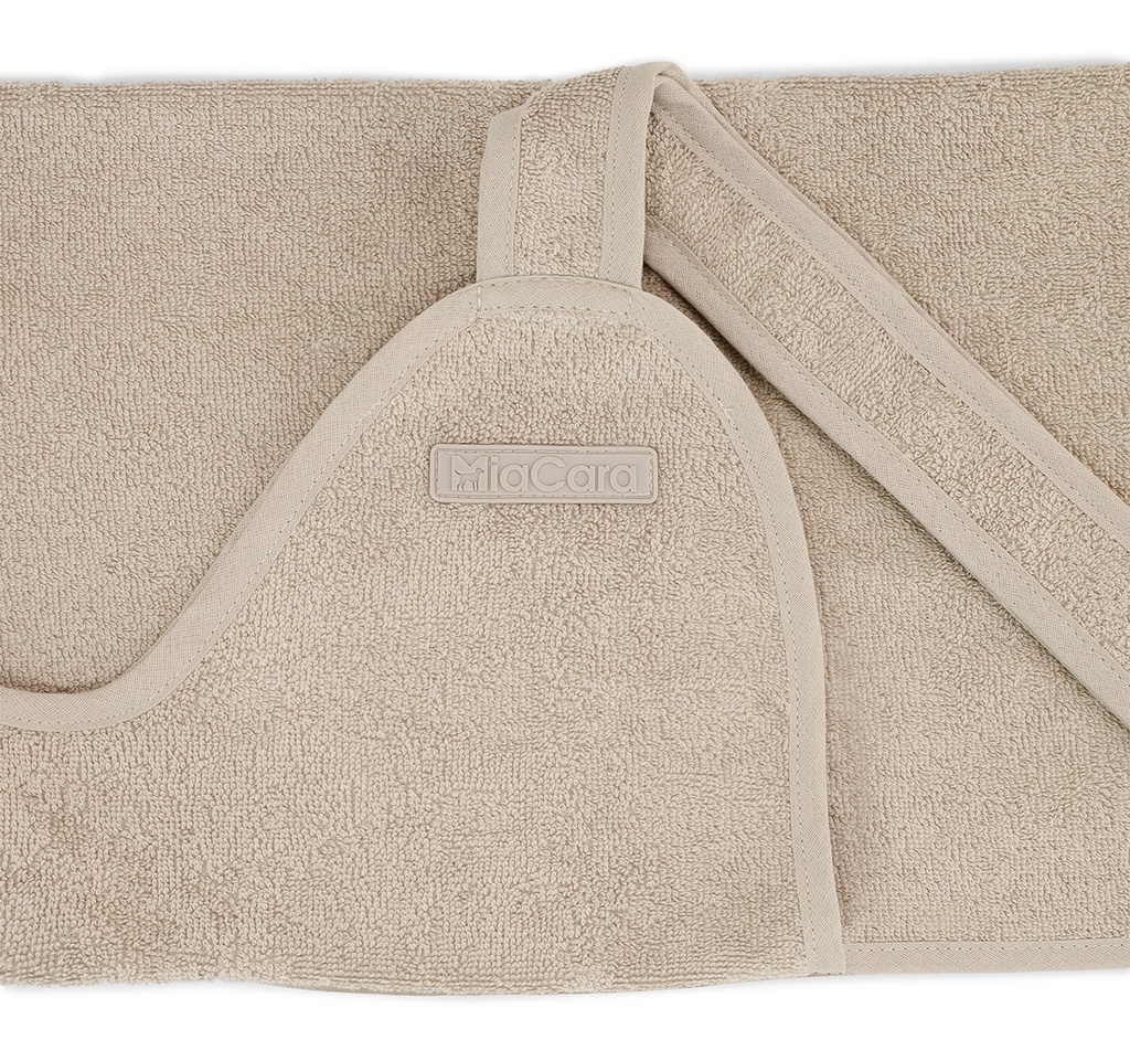 Bagno hondenbadjas - Greige