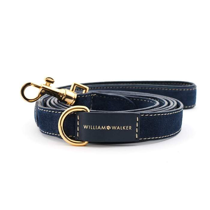 Laisse de ville en cuir - midnight