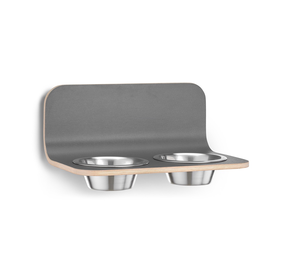 Arco feeder - HPL Grey/Inox