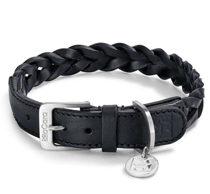 [C04-007-01-S] Bergamo halsband - Black (S)