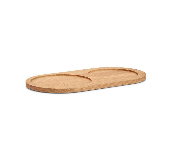 Doppio eiken dienblad - Natural