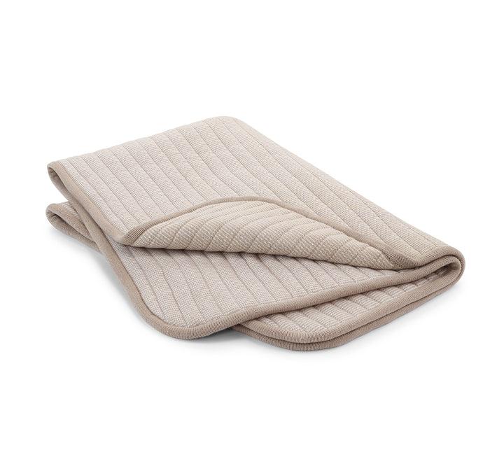 [C03-012-01-S] Onda Knitted Blanket Greige (S)