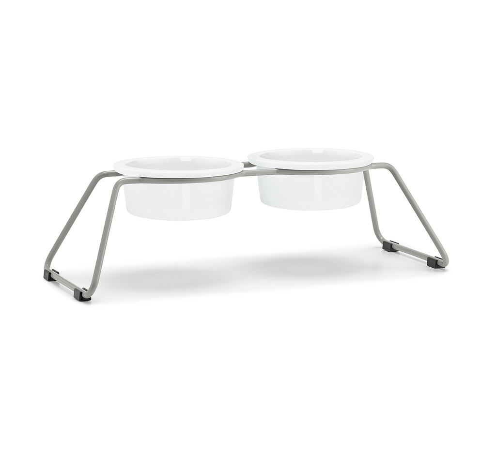 [C06-021-01-M] Gamelle pour chien Cena - Porcelain - Concrete (M)