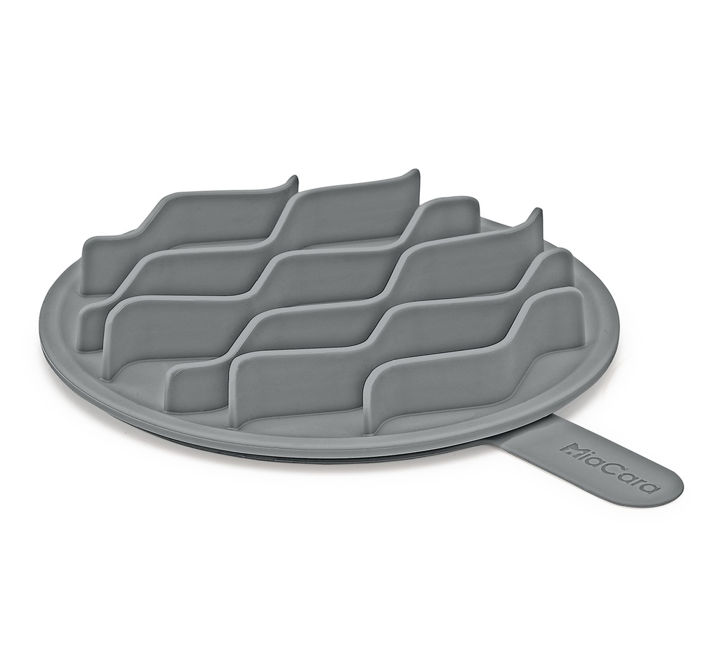 [C13-021-01-SM] Lento Slow Feed inlegvorm voor porseleinen bowls - Slate (S-M)