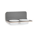 Arco feeder - Laminate Grey/Porcelain