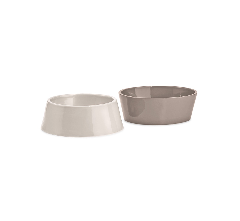 [C06-009-04-SM] Ensemble de gamelles Doppio - Nougat (S-M)