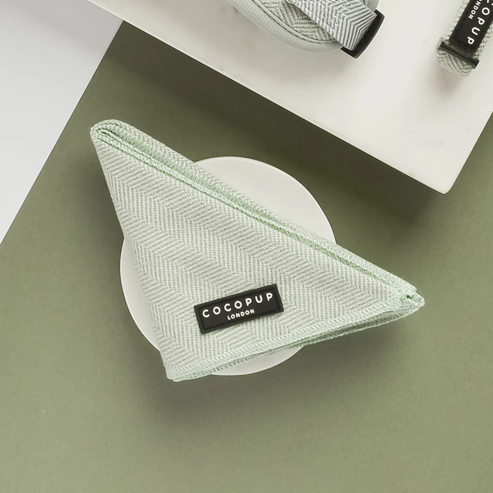 Tweed Sage bandana - Groen
