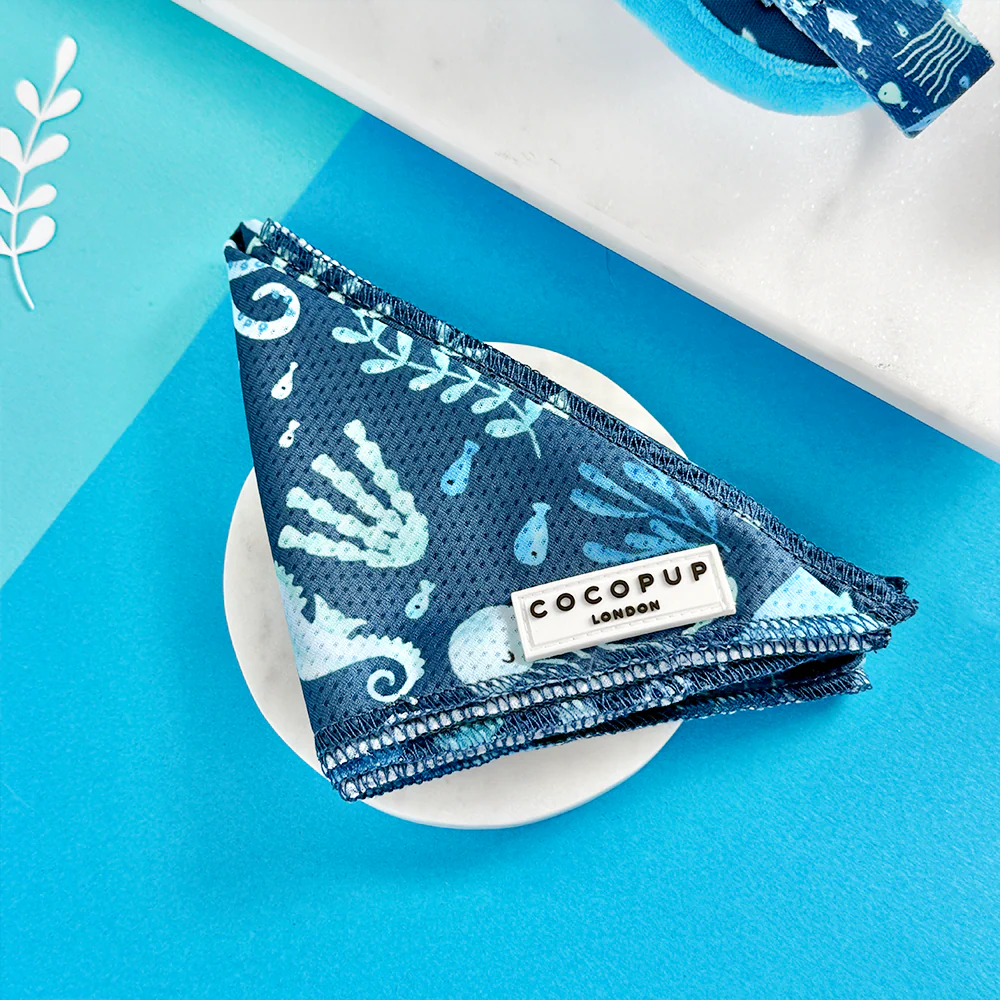 Zeeleven feestje bandana - Blauw