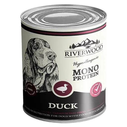 Riverwood natvoer Eend mono proteïne 400 gram