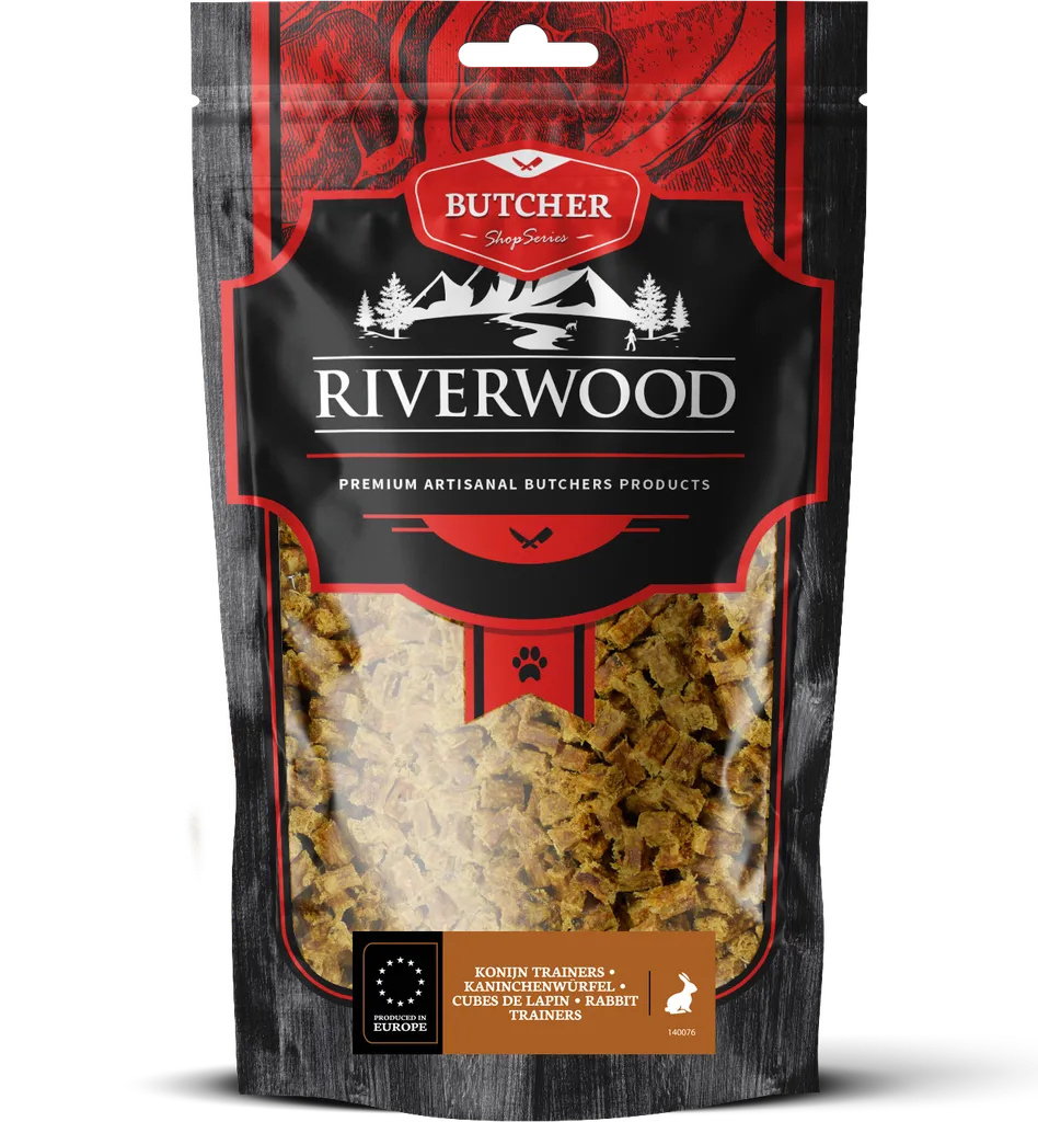 Riverwood Vlees trainers konijn 150 gram