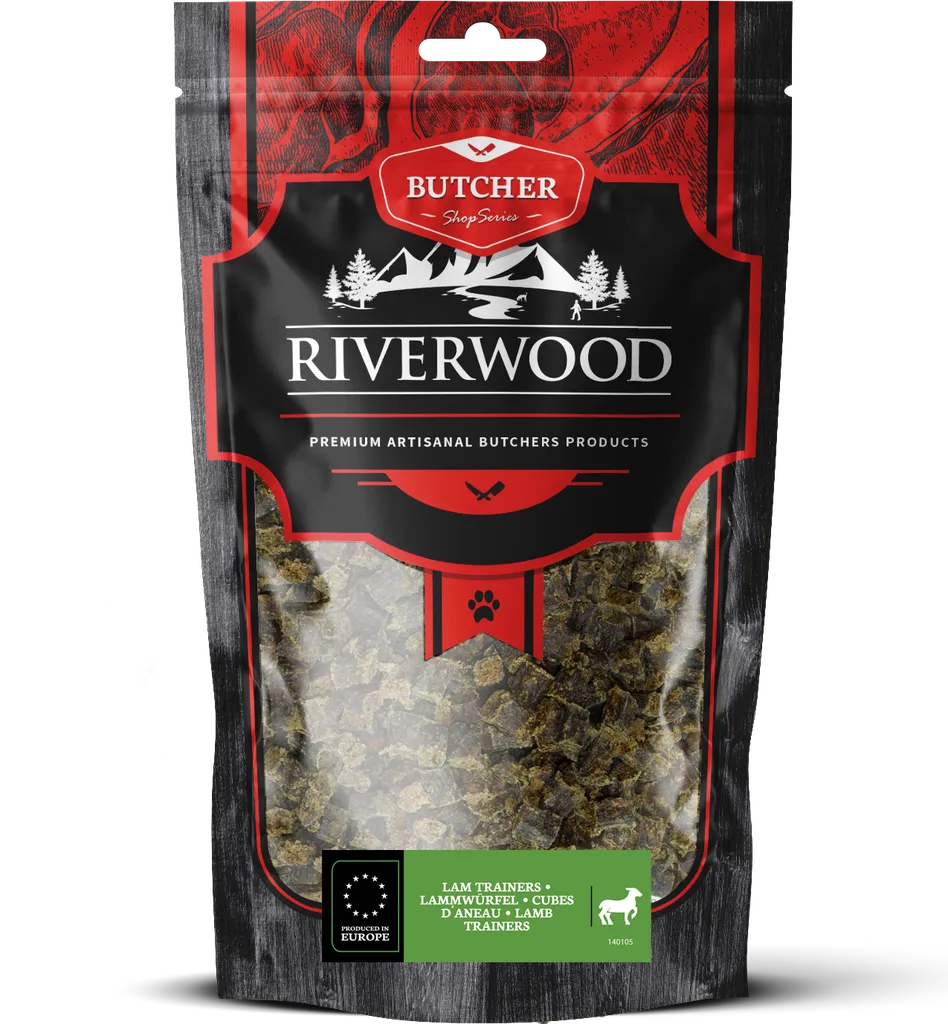 Riverwood Vlees trainers lam 150 gram