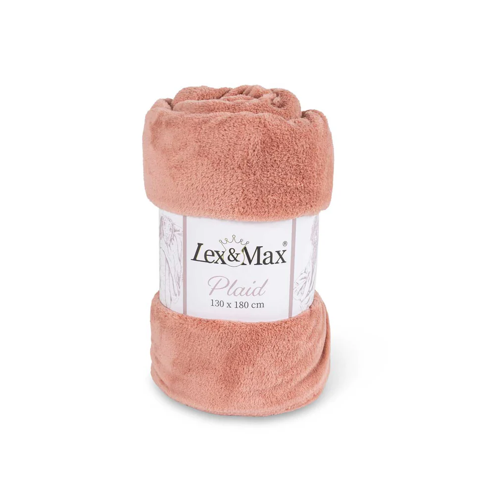 Fleece deken - Pastel Peach