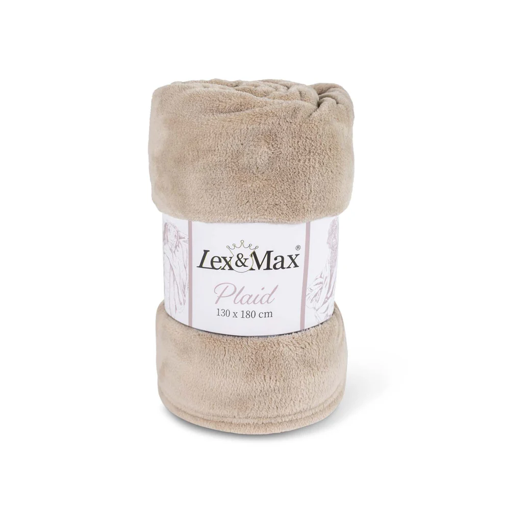 Fleece deken - Zand
