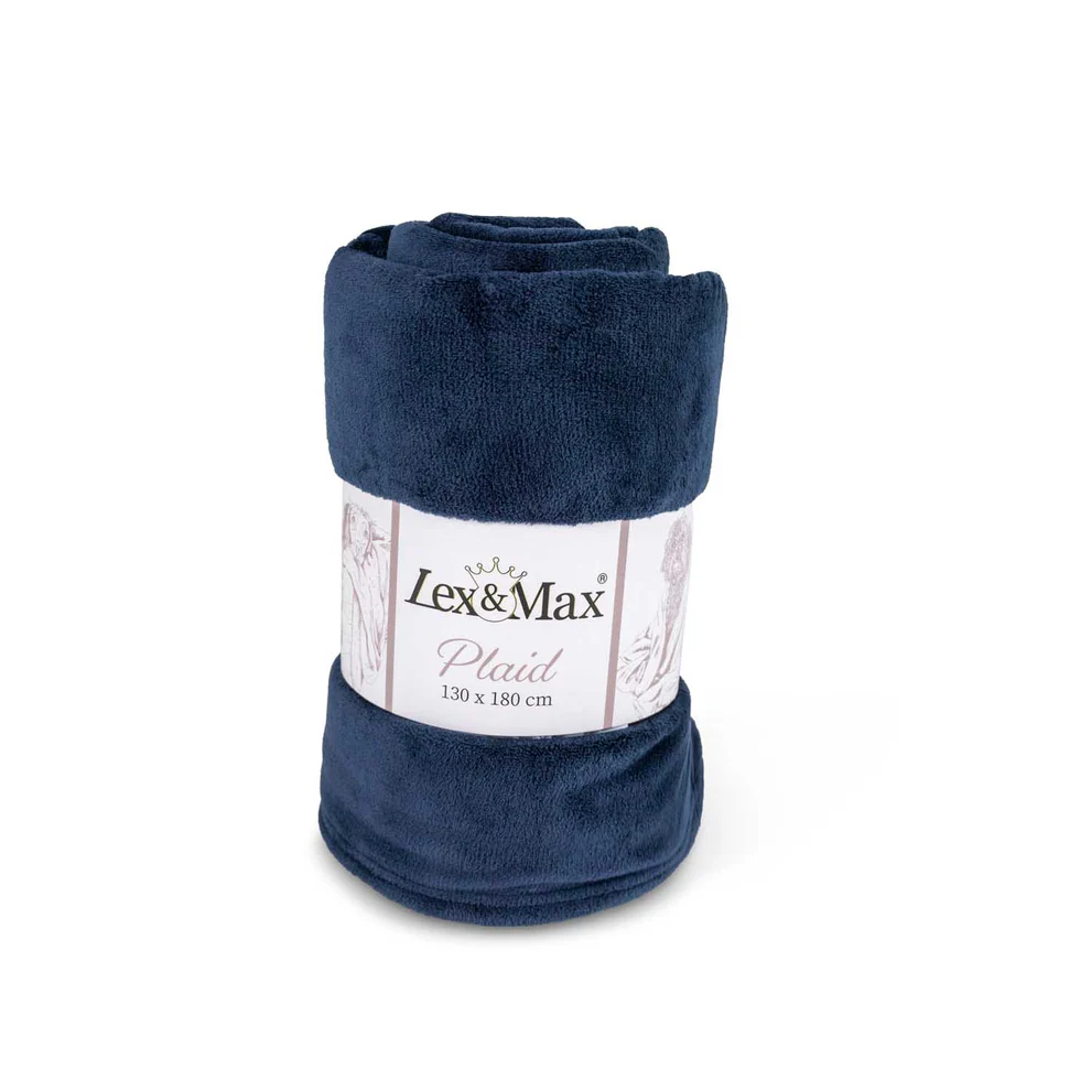 Fleece deken - Donkerblauw
