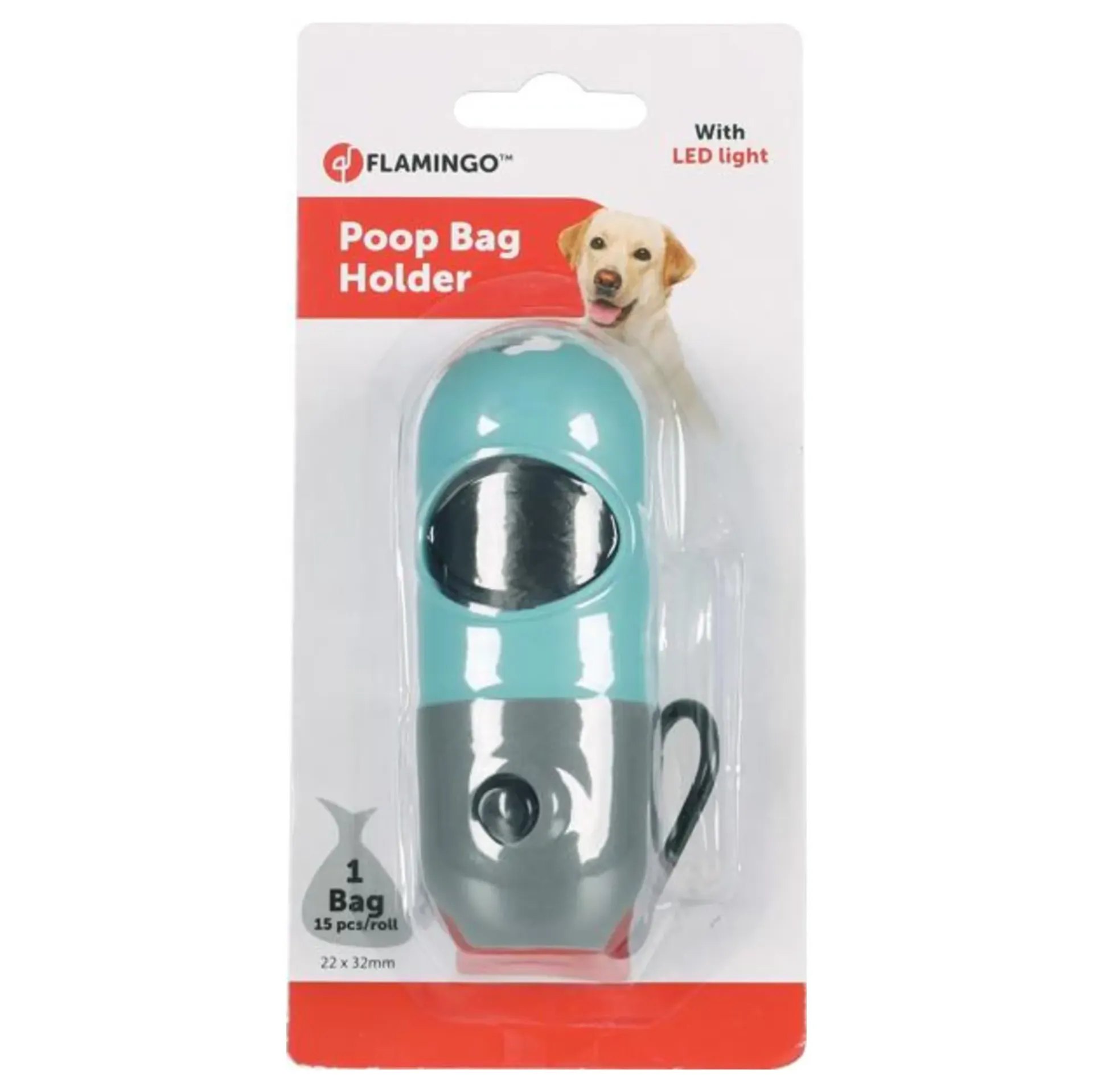 Poepzakhouder met LED-lampje