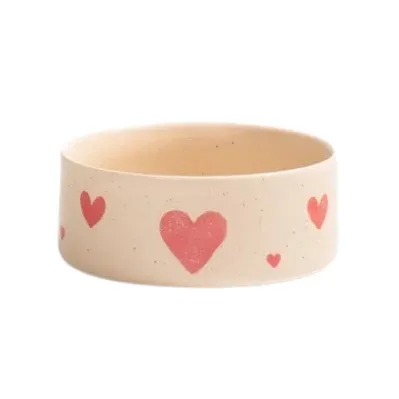 Heart bowl - roze