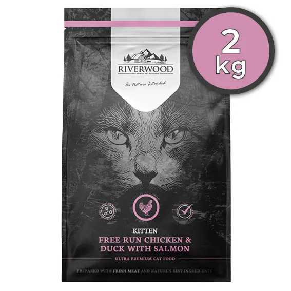 Riverwood Kitten Kip & Eend met Zalm - 2 Kg