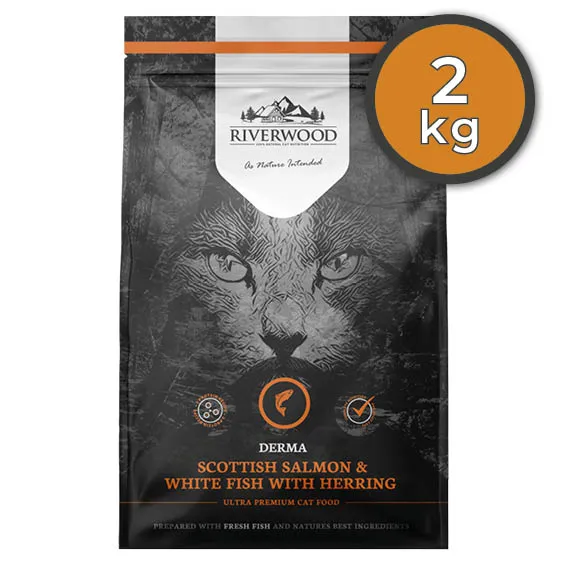 Riverwood Derma Schotse Zalm & Witvis met Haring - 2 Kg