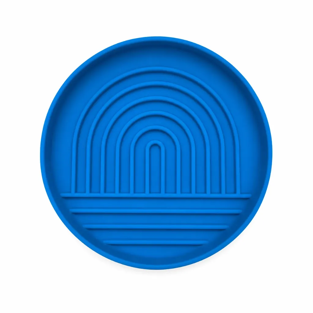 Siliconen likmat - blauw