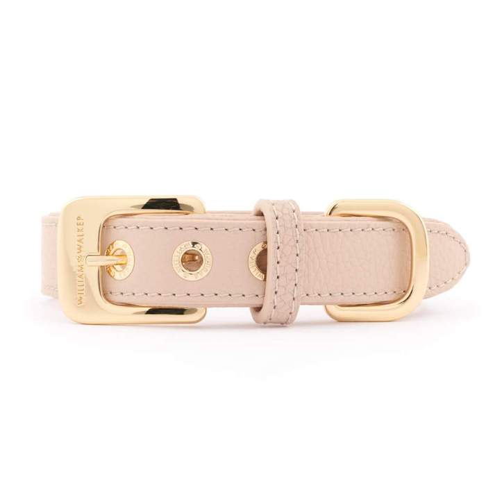 Collier en cuir - rose