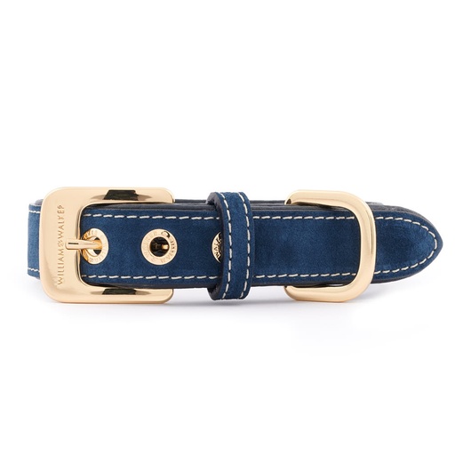 Lederen halsband - midnight