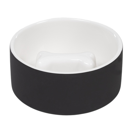 Slow feed bowl - noir