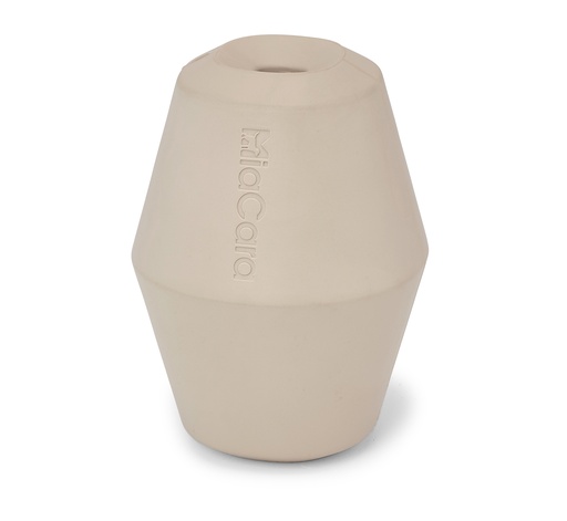 [C07-026-03] Cono jouet - Caoutchouc Naturel: Greige