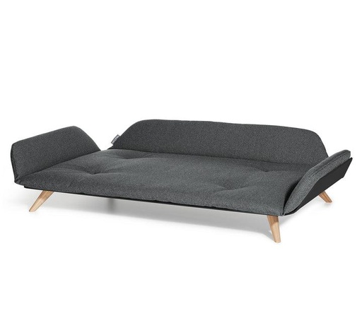 [C02-004-06-M] Letto hondenbed - Alu Black / Mottled Anthracite