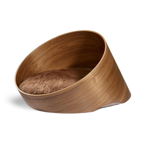 [C02-005-04-S] Covo hondenbed - Walnut/Taupe