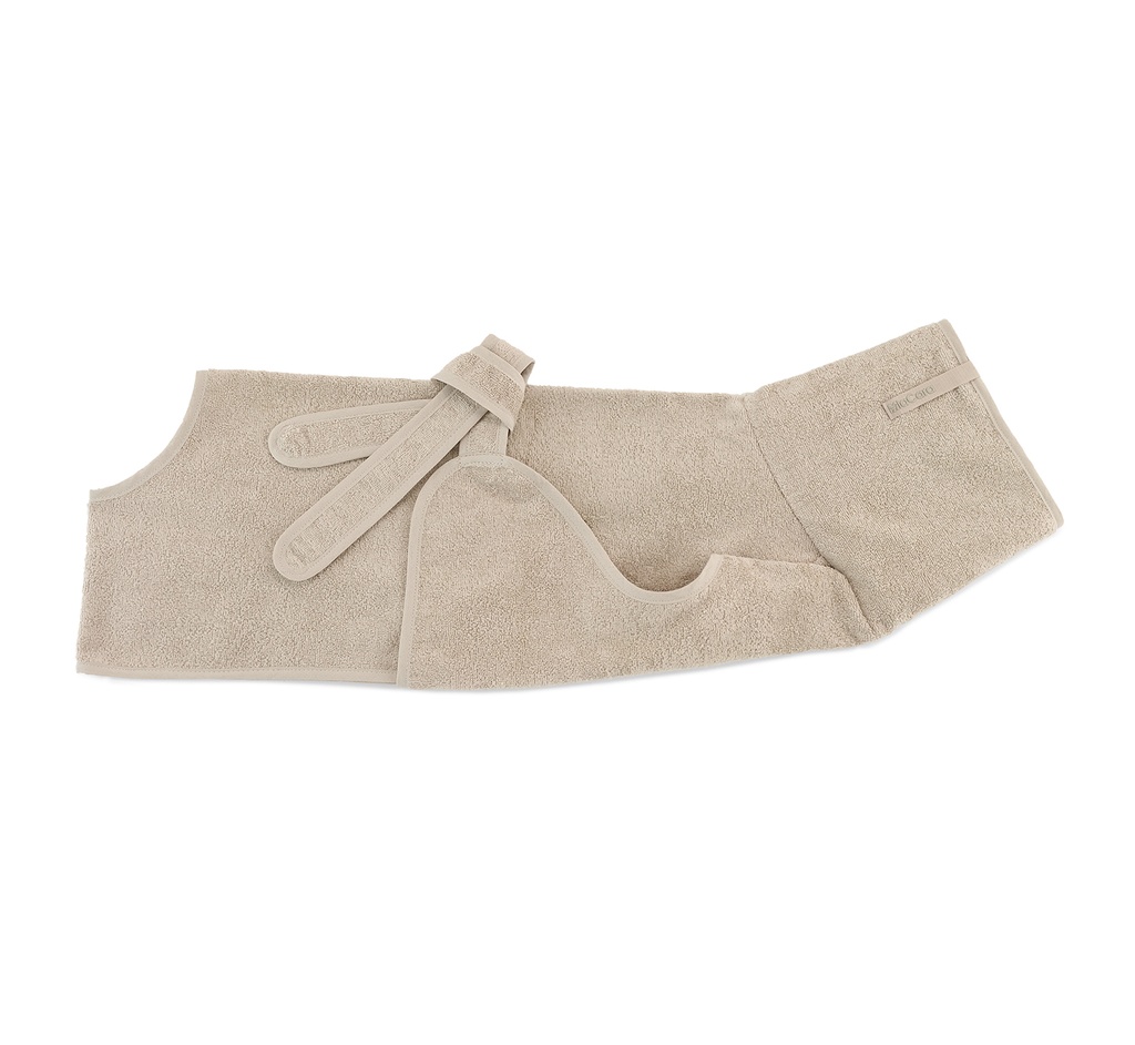Peignoir chien Bagno - Greige
