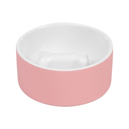 Slow feed bowl - roze
